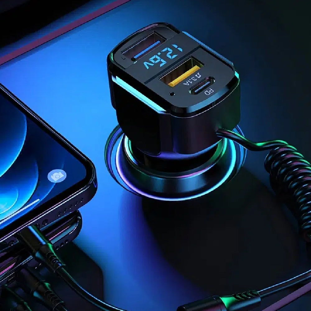 SpringCharge  3-in-1 Car Adapter